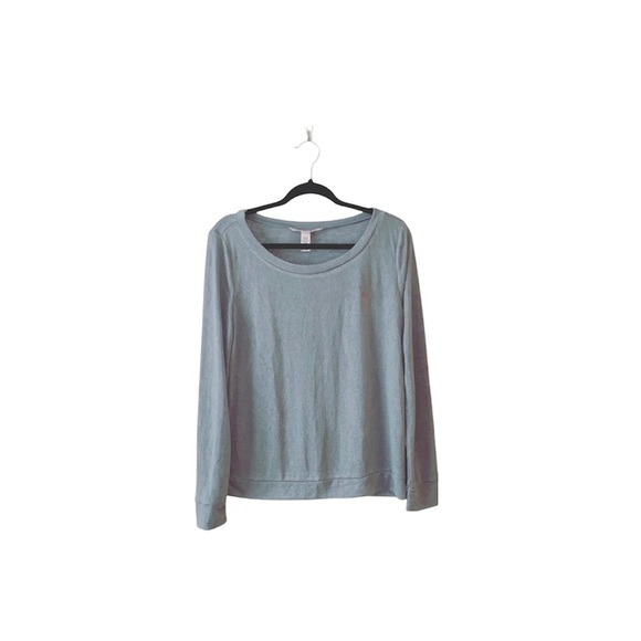 Victoria’s Secret Light Gray Embroidered Bow Lounge Pajama Top Small Women’s - Picture 8 of 8